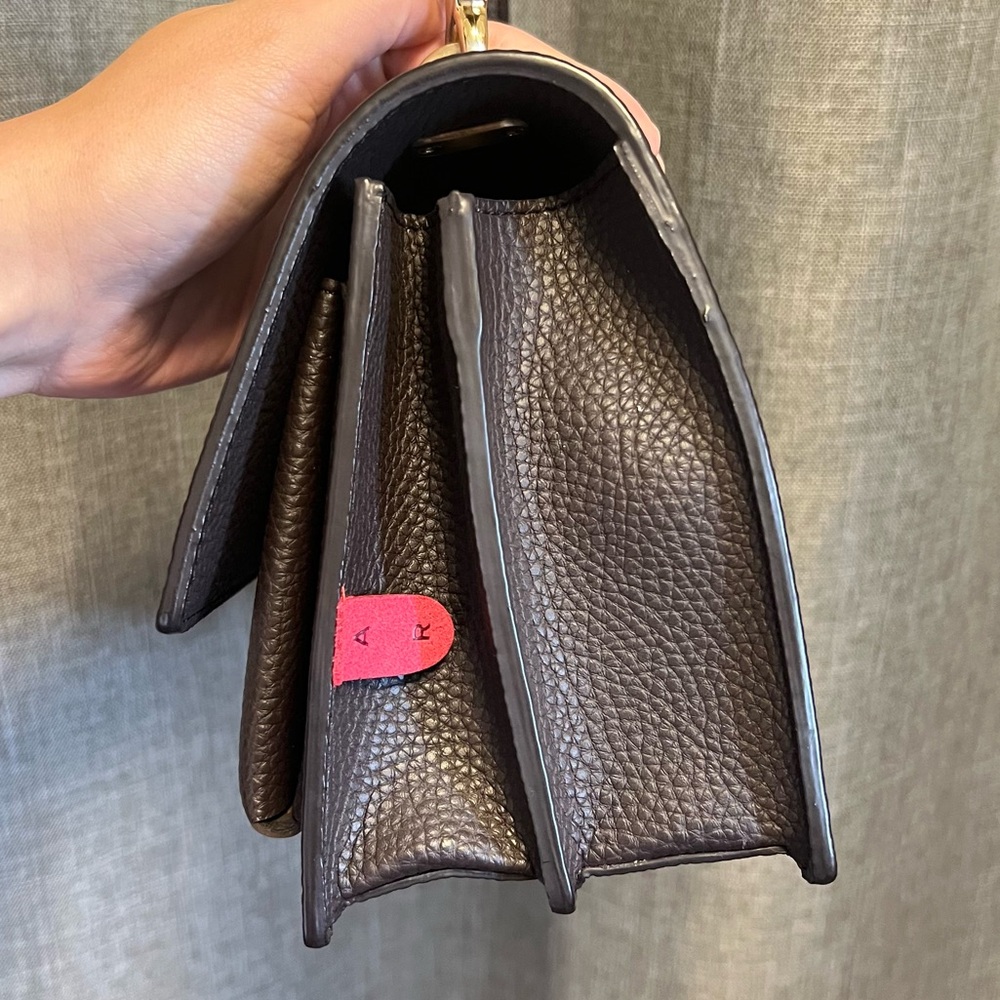 Angela Roi Dark Brown Crossbody Bag - Picture 5 of 12